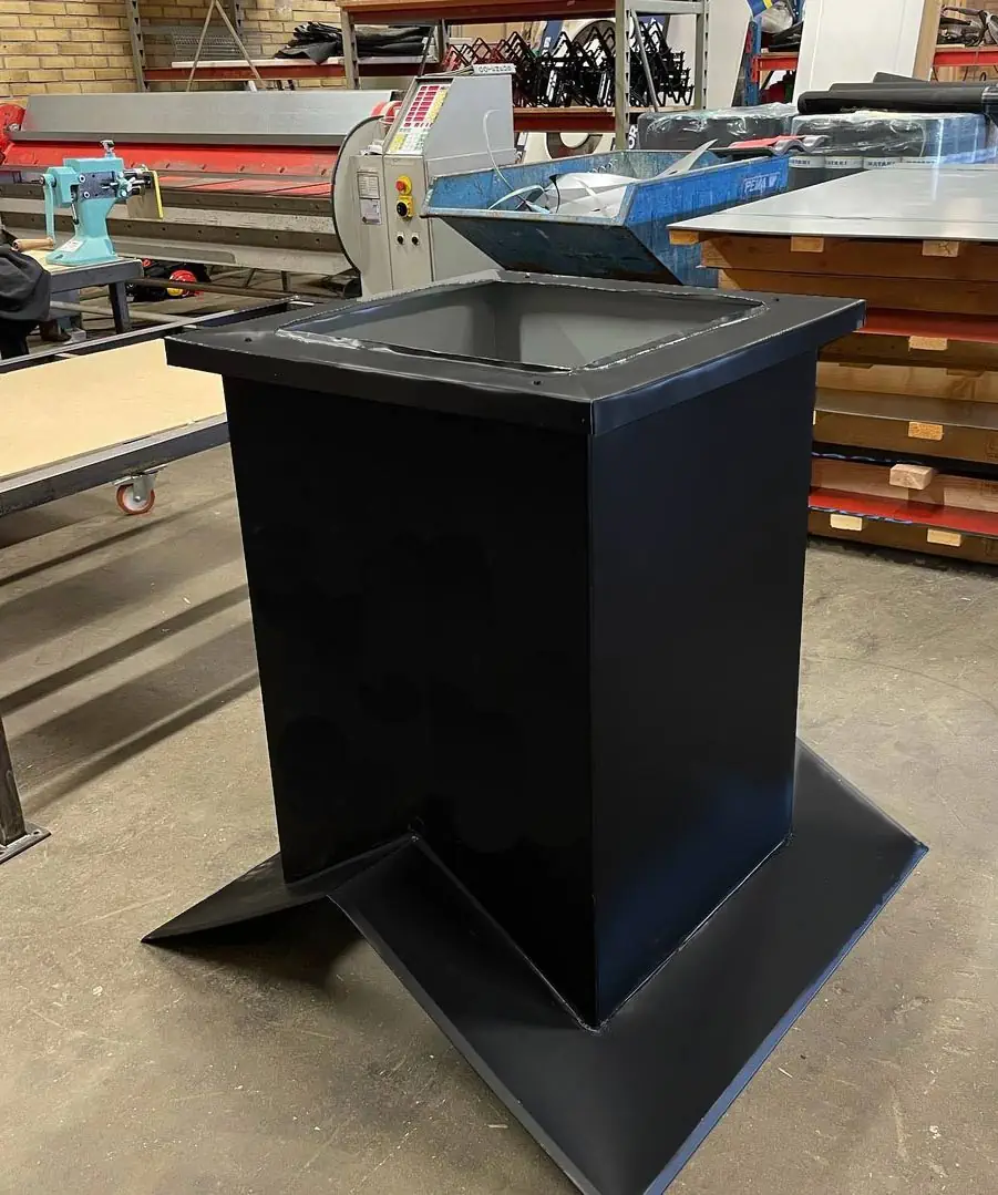 C2 Plåt inklädning skorsten Värnamo